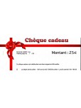 Chèque cadeau : 25 euros