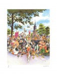 Affiche DANY Olivier Rameau majorette 100ex numéroté signé 40x50