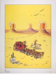 Affiche, Lucky Luke : Mirage 60 x 80 cm