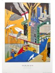 Affiche EVER MEULEN New York Night and Day 68x98 cm