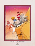 Affiche, Spirou et Fantasio : Side-car 60 x 80 cm