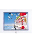 Affiche, Spirou et Fantasio : Bateau 60 x 80 cm