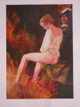 Affiche, Manara : La modèle N°6  50 x 70 cm