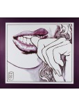 Affiche, Manara : Bouche 45 x 41 cm